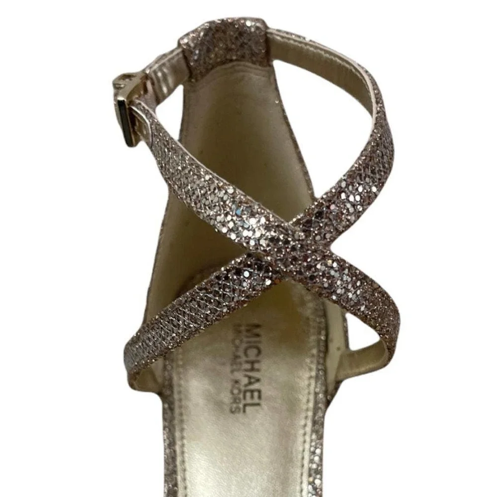 👢⭐MICHAEL KORS⭐👢 heels SAND Brand NEW - Picture 6 of 8